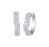 VVS Round Diamond Hoop Earring