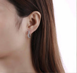 VVS Round Diamond Hoop Earring