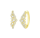 Women's VVS Fancy Big Hoop Earring