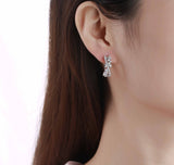 Round VVS Fancy Hoop Earring