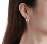 2.0 Tcw Fancy Hoop Earring