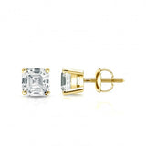 2.00 Tcw IGI Certified Asscher Diamond Stud Earring