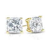 2.00 Tcw IGI Certified Cushion Diamond Stud Earring