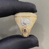 Men's Iced Out VVS Bust Down Ring