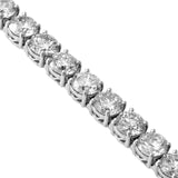 Platinum Round Tennis Bracelet