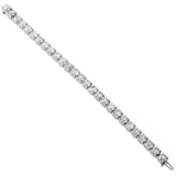 Platinum Round Tennis Bracelet