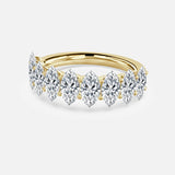 Marquise Diamond Half Eternity Ring