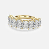 Radiant Diamond Half Eternity Ring