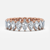 Pear Cut Diamond Eternity Ring