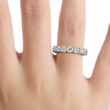 Round Cut Diamond Eternity VVS Ring