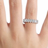 Oval Cut Diamond Eternity Ring