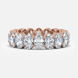 Oval Cut Diamond Eternity Ring