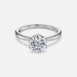 Round Cut VVS Engagement Ring