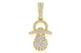 Pacifier Natural VVS Diamond Pendant