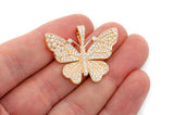 Pave Butterfly Lab Grown Diamond Pendant