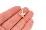 Small Magic Lamp 14K Solid Gold Pendant