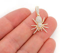 Custom Small Spider Natural Diamond Pendant