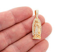 Icy Small Virgin De Guadalupe Pendant