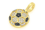 Custom Soccer 14K Solid Gold Pendant advance