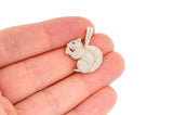 Icy Real VVS Squirrel Pendant