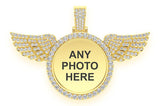 Custom Wings Picture Memory VVS Pendant