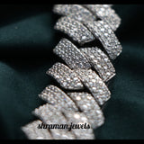 18mm iced out Cuban Link Chain