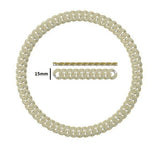 15mm iced out cuban link chain