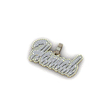 Custom Iced Out "Hannah" Letter Pendant