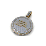 Men's Round EA Sports VVS Diamond Pendant